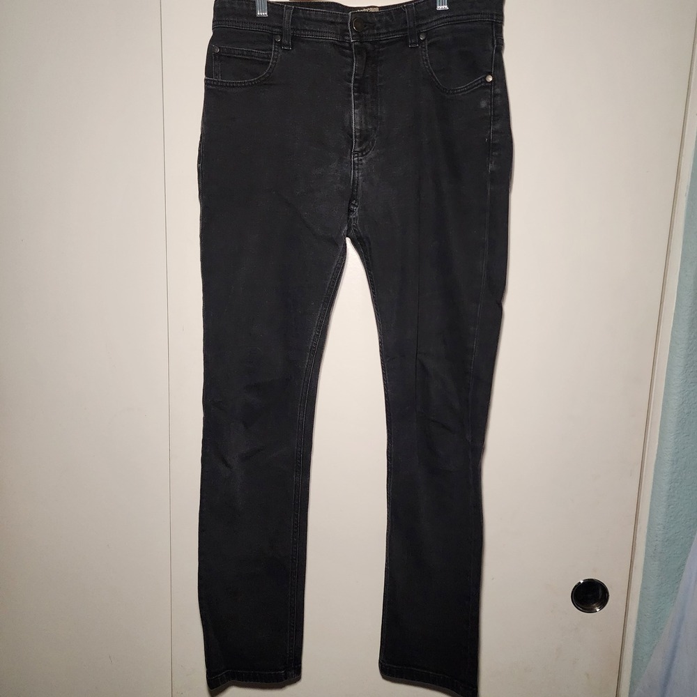 Roberto Cavalli Slim Fit Jeans Mens 32 Black Excellent Made in Italy Designer - Picture 1 of 7